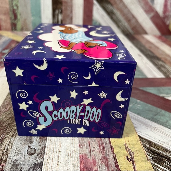 Scooby-Do Vintage (2002) Musical Jewelry Box NIB Collectible Purple White - Picture 7 of 11